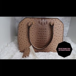 Brown Vegan Leather Purse / Crossbody